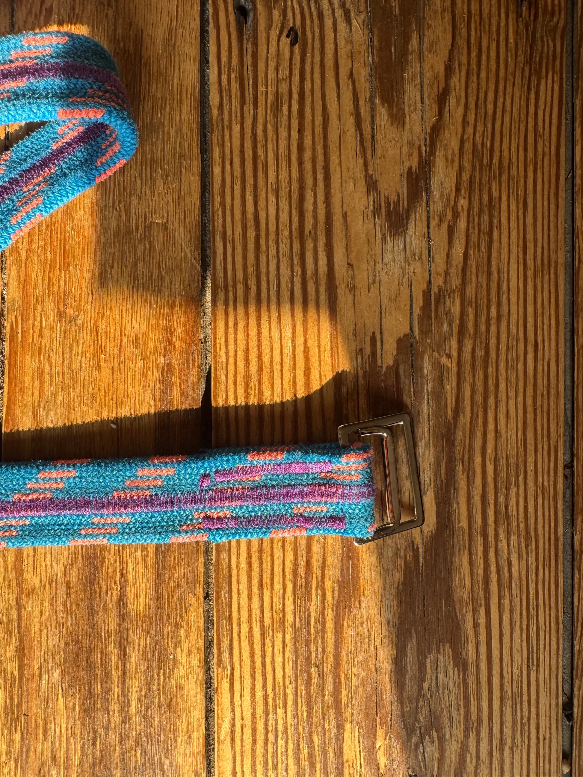 Ceinture PAYA bleu à motifs