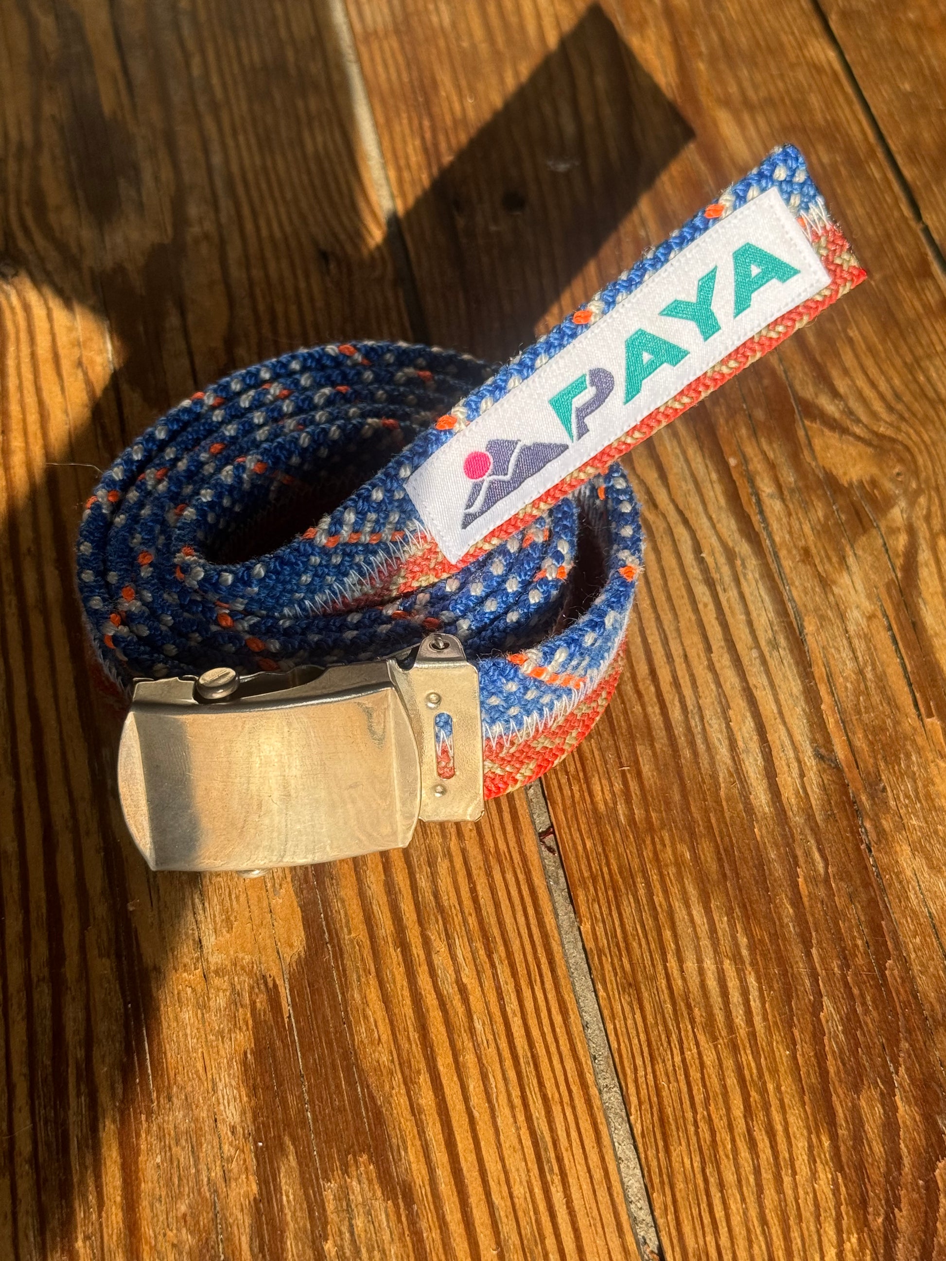 Ceinture PAYA bleu/rouge ancien