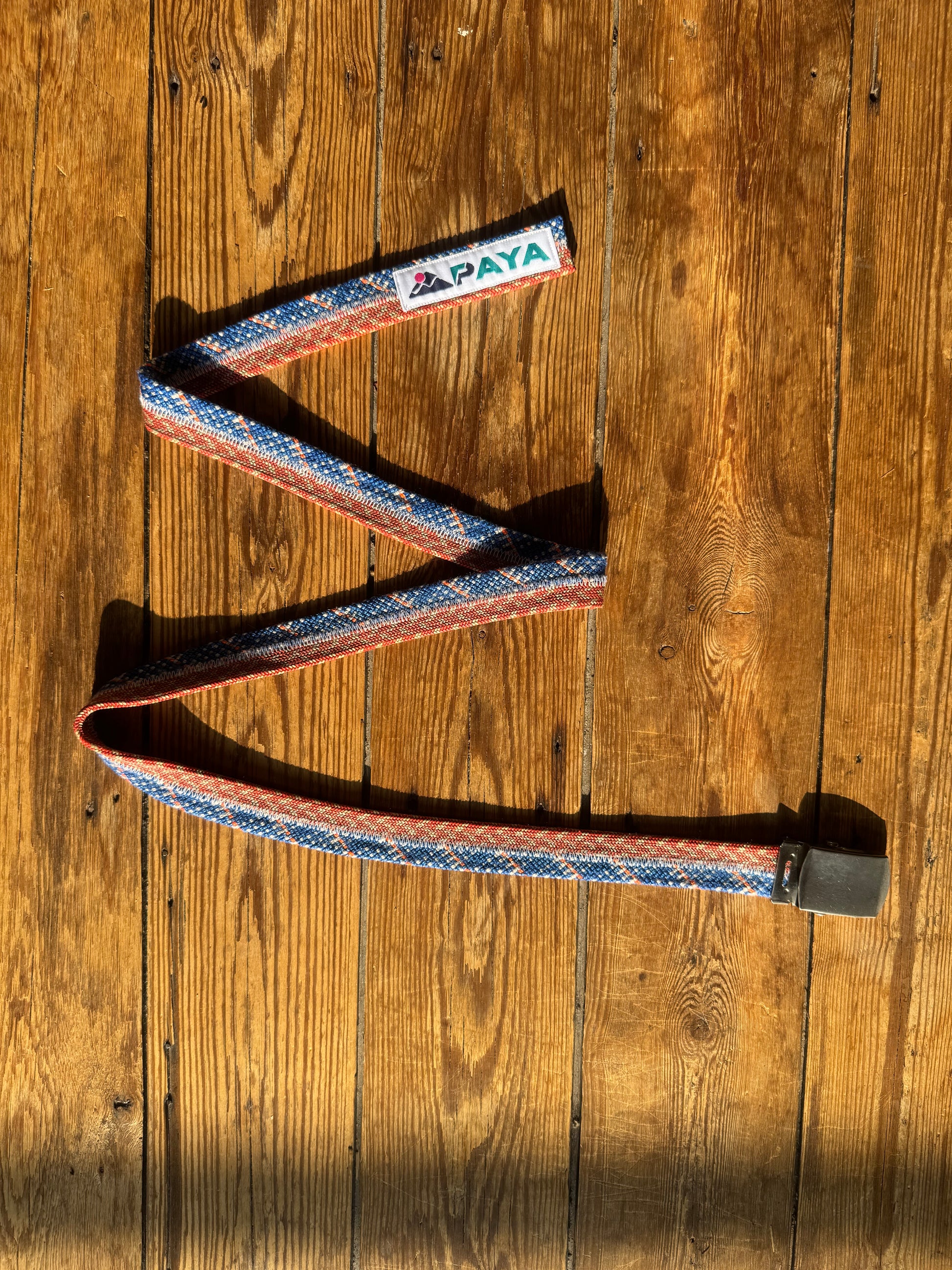 Ceinture PAYA bleu/rouge ancien