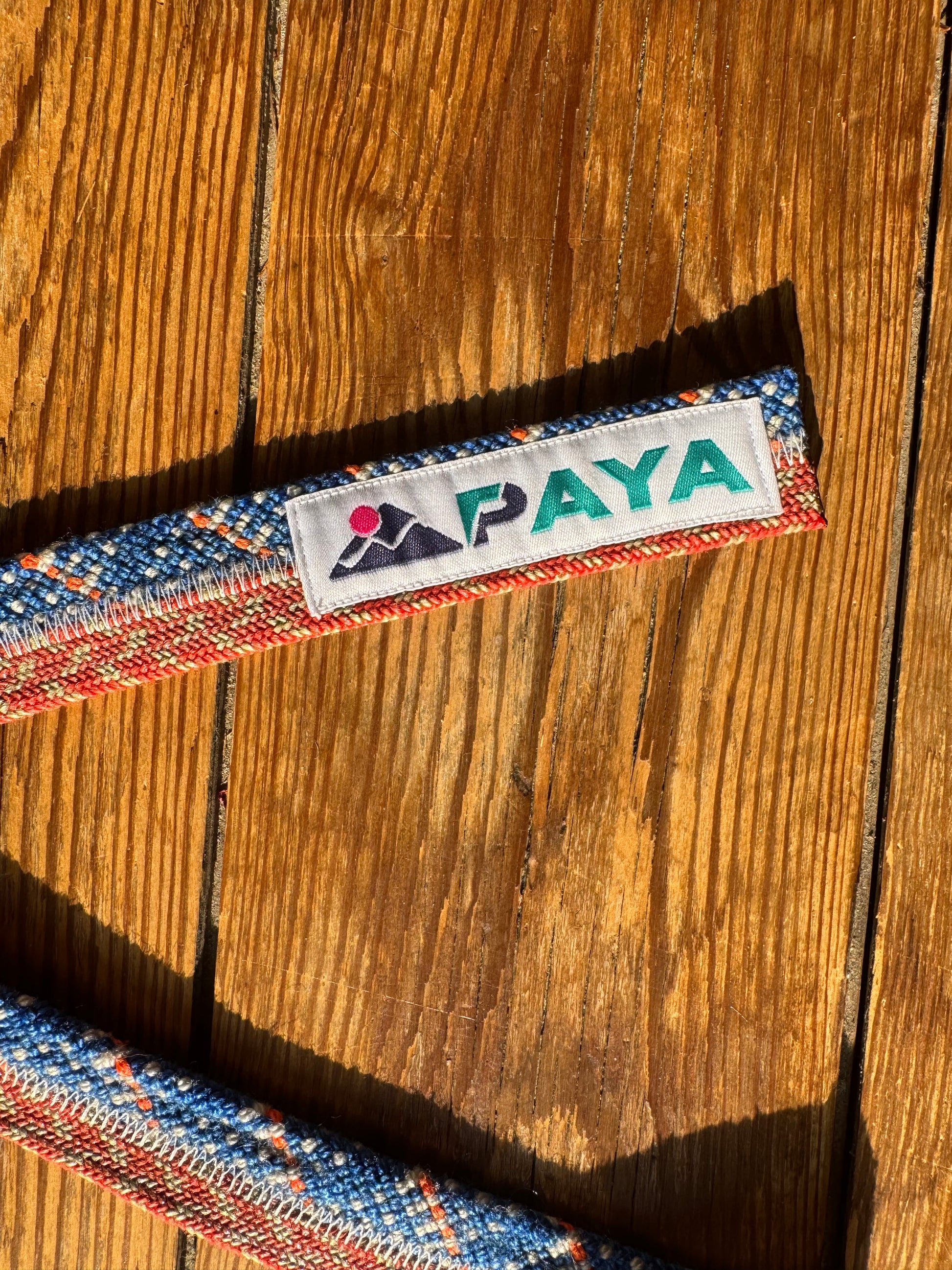 Ceinture PAYA bleu/rouge ancien