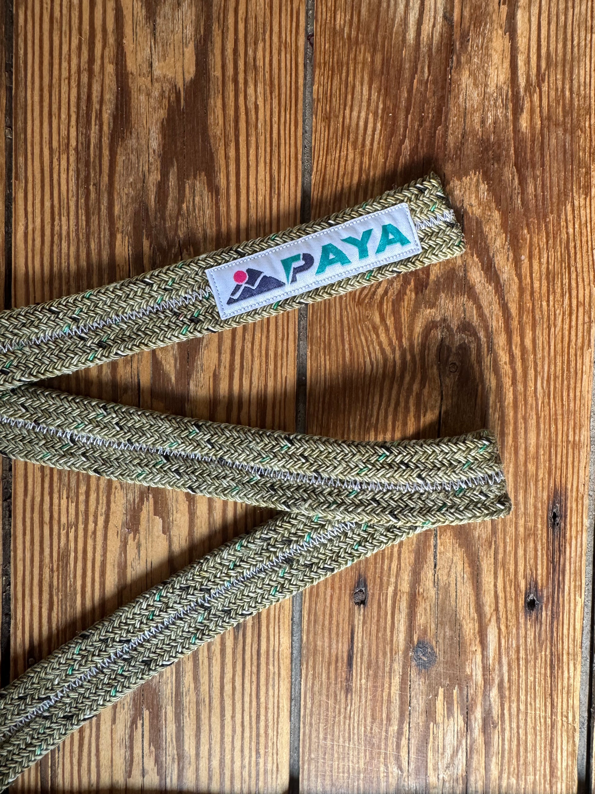 Ceinture PAYA vert à motifs