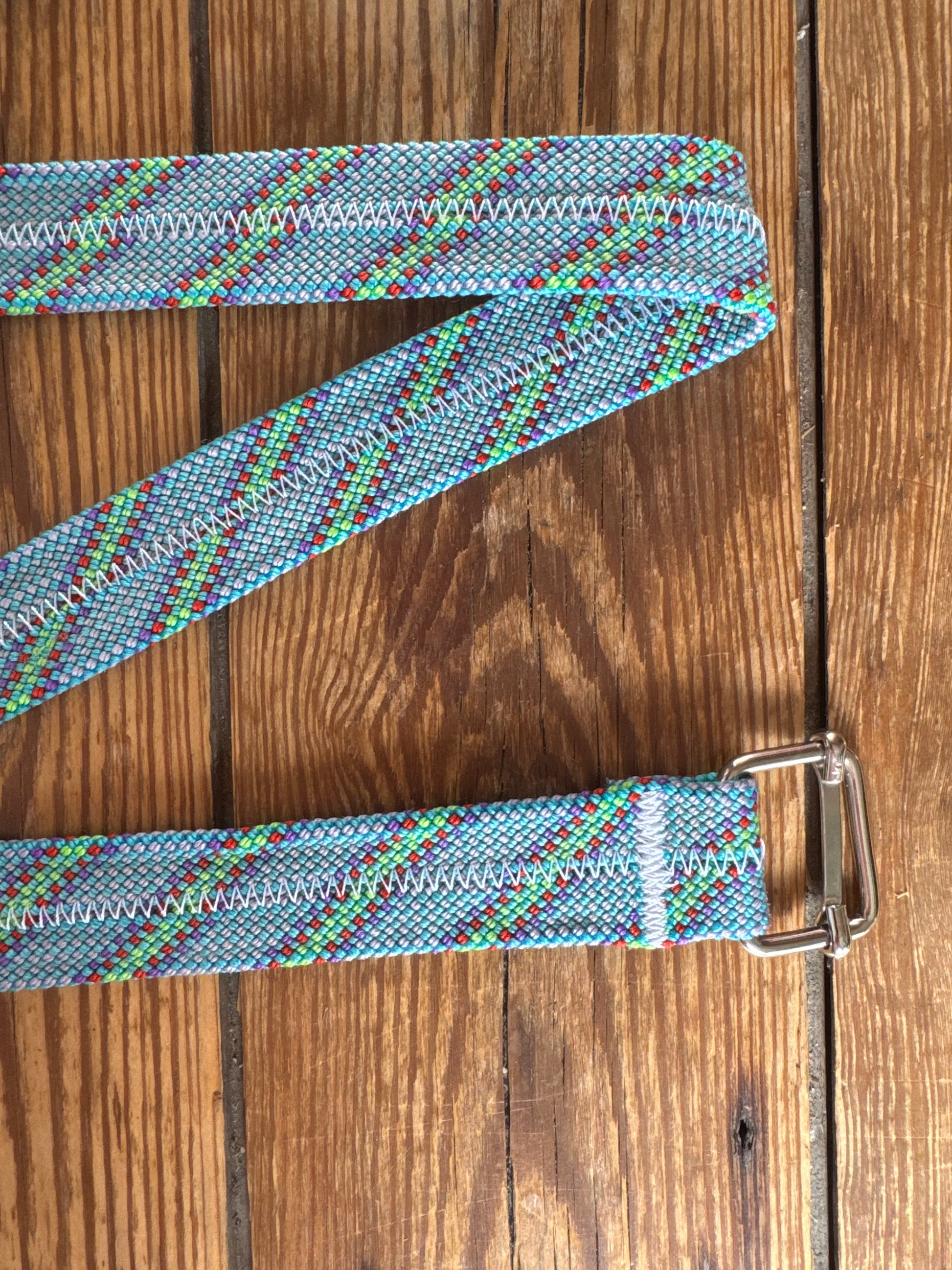 Ceinture upcycling PAYA bleu ciel – corde escalade recyclée | 113 cm PAYA & be unique.