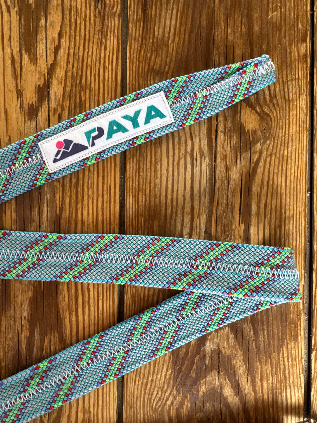 Ceinture upcycling PAYA bleu ciel – corde escalade recyclée | 113 cm PAYA & be unique.