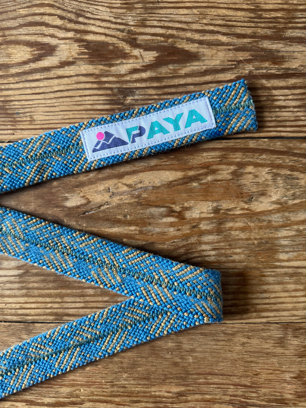 Ceinture PAYA bleu/jaune PAYA & be unique.