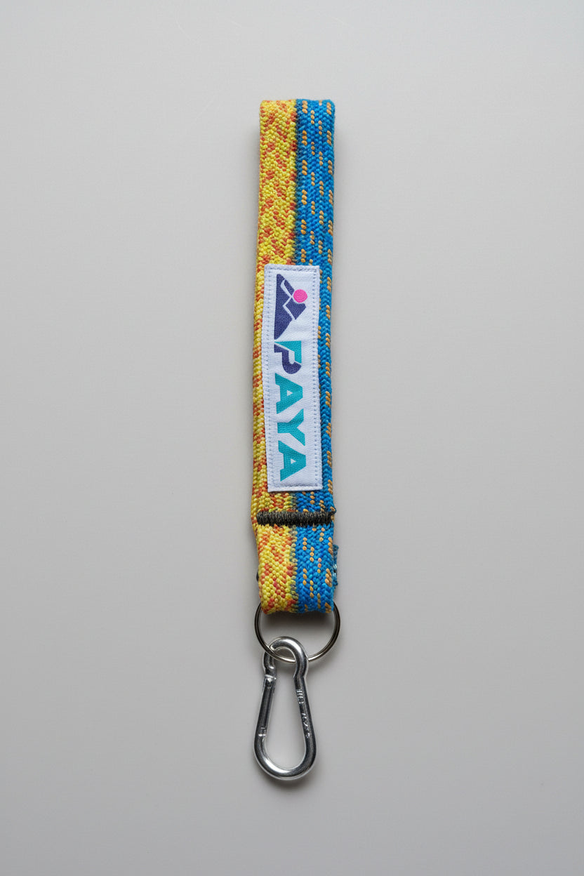 Porte-clés jaune/bleu PAYA & be unique.