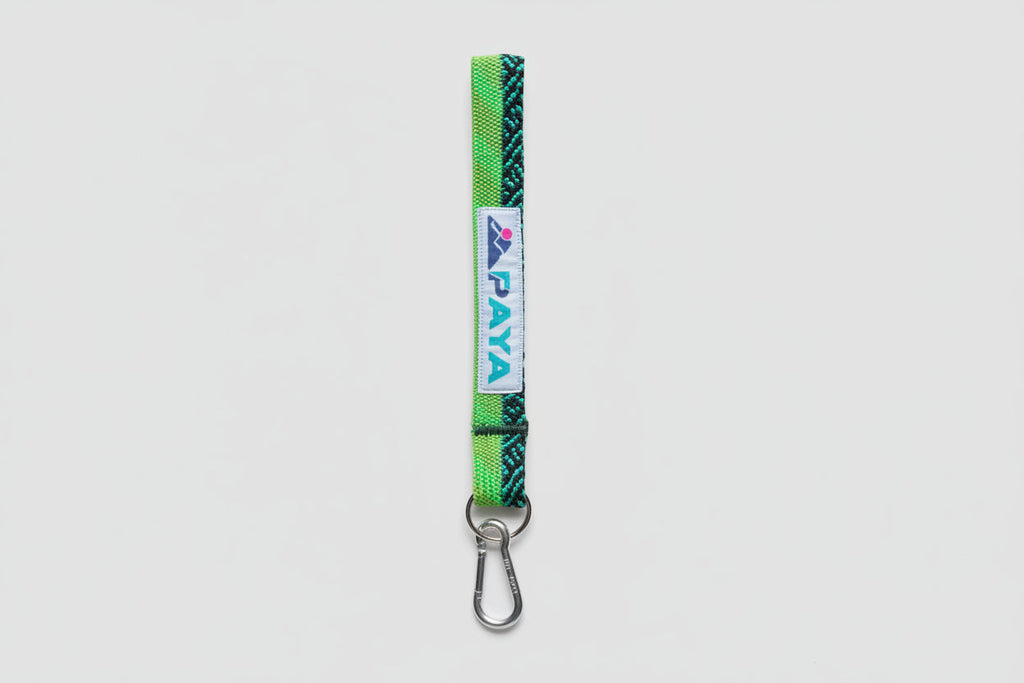 Porte-clés vert PAYA & be unique.