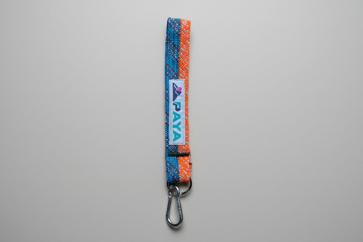 Porte-clés bleu/orange PAYA & be unique.