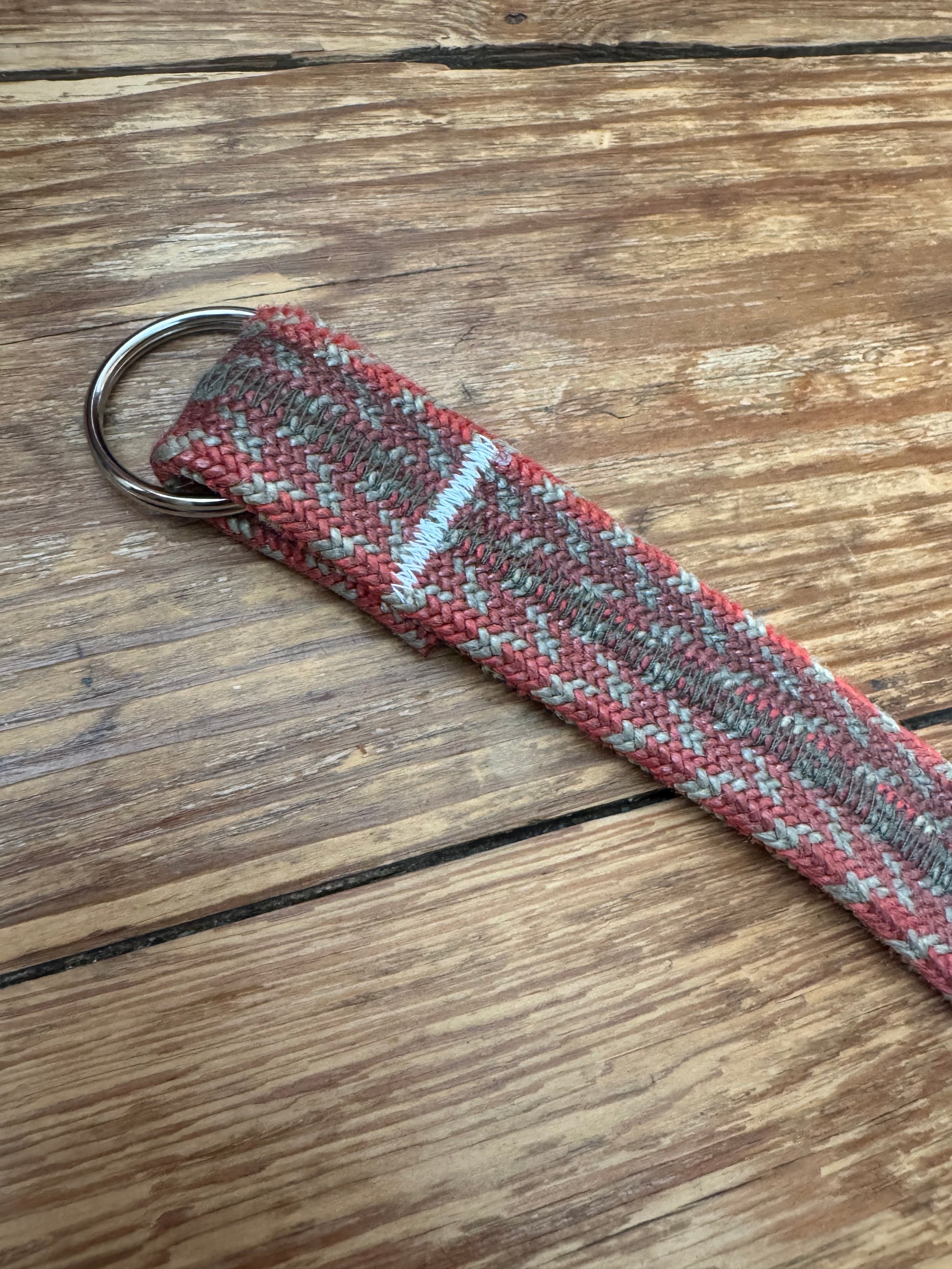 Sangle PAYA beige/ rouge-orange