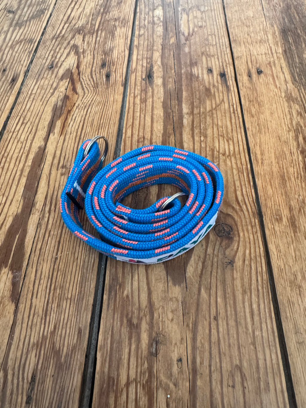 Sangle PAYA bleu (fil orange)