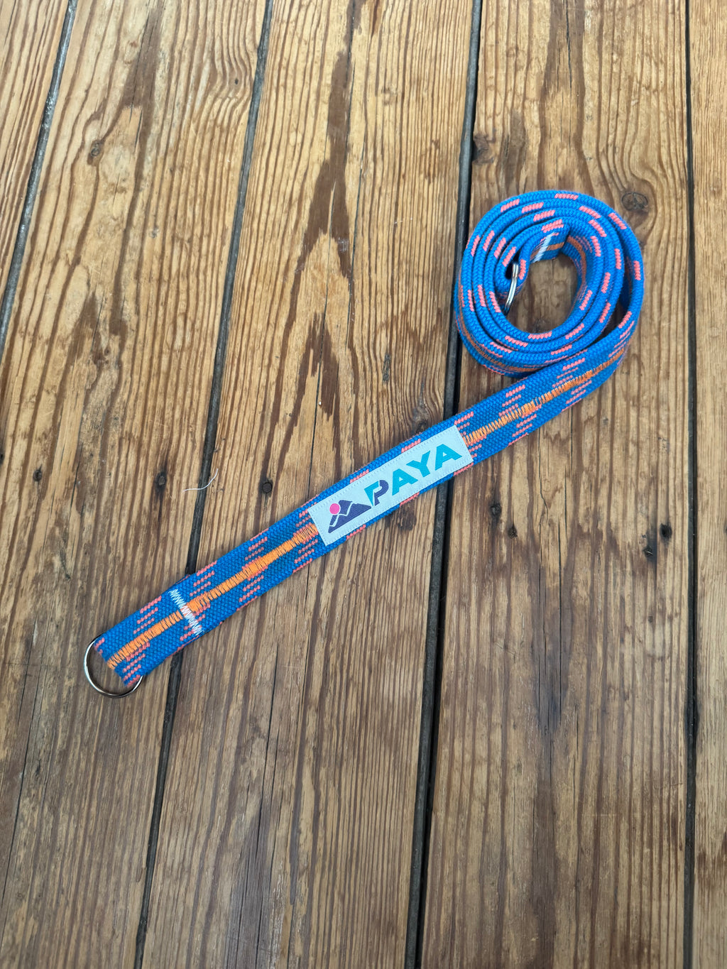 Sangle PAYA bleu (fil orange)