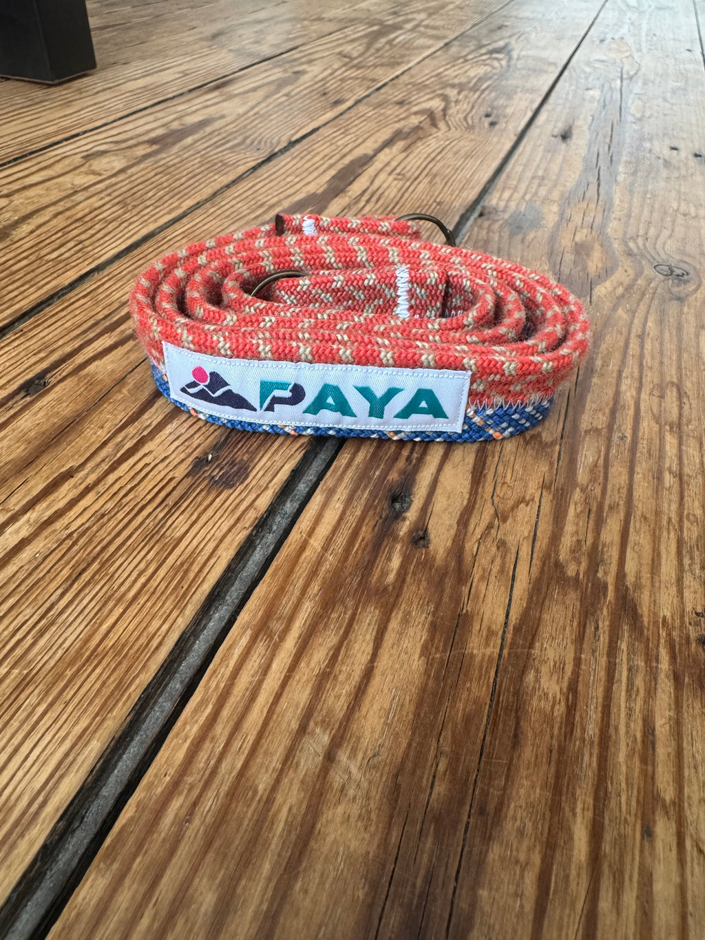 Sangle PAYA bleu / orange-rouge