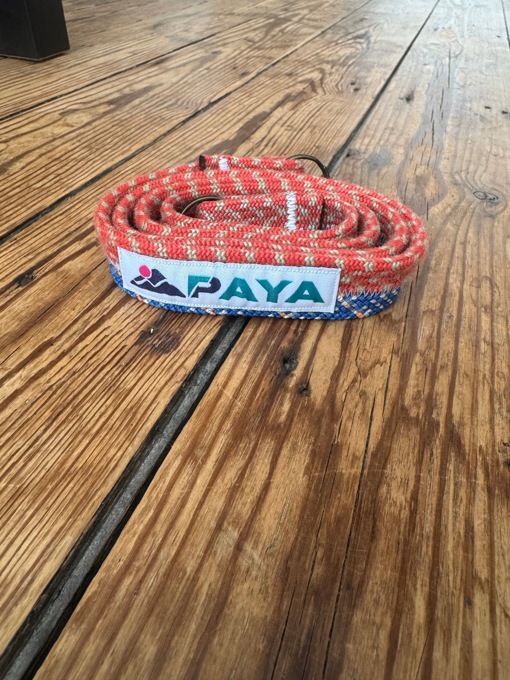 Sangle PAYA bleu / orange-rouge