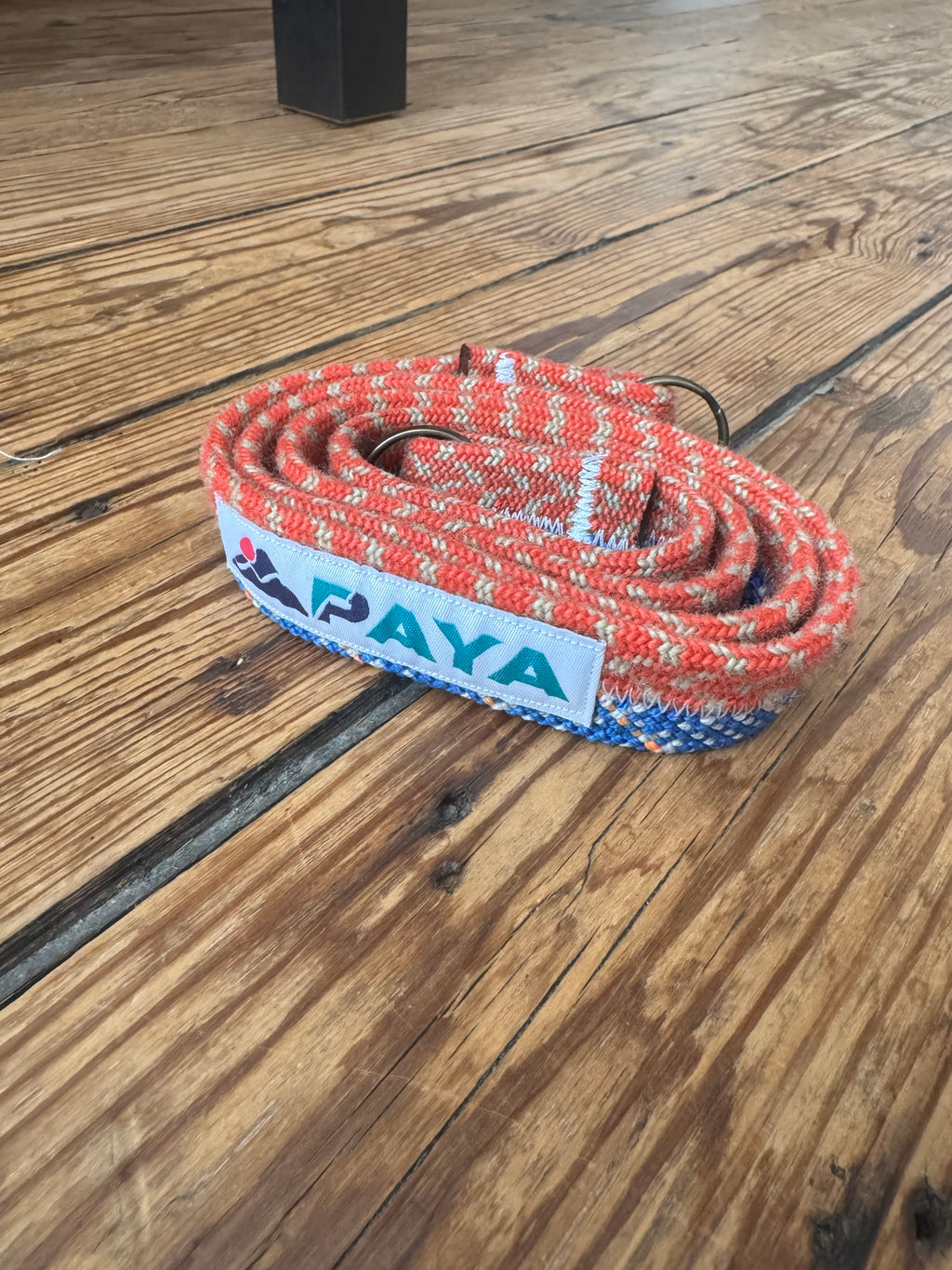 Sangle PAYA bleu / orange-rouge