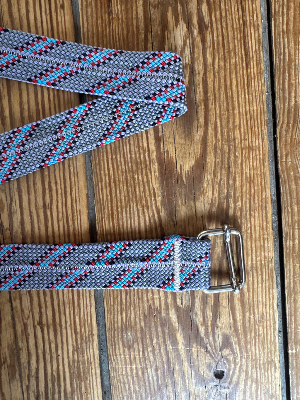 Ceinture upcycling PAYA grise– corde escalade recyclée PAYA & be unique.