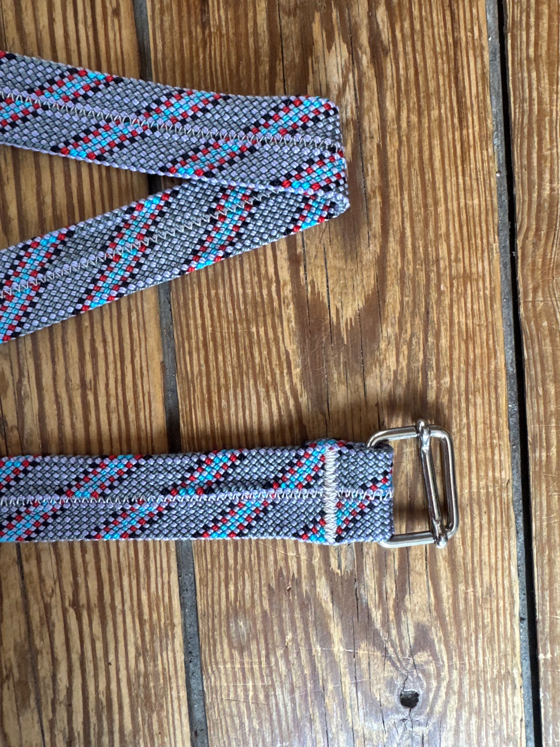 Ceinture upcycling PAYA grise– corde escalade recyclée PAYA & be unique.