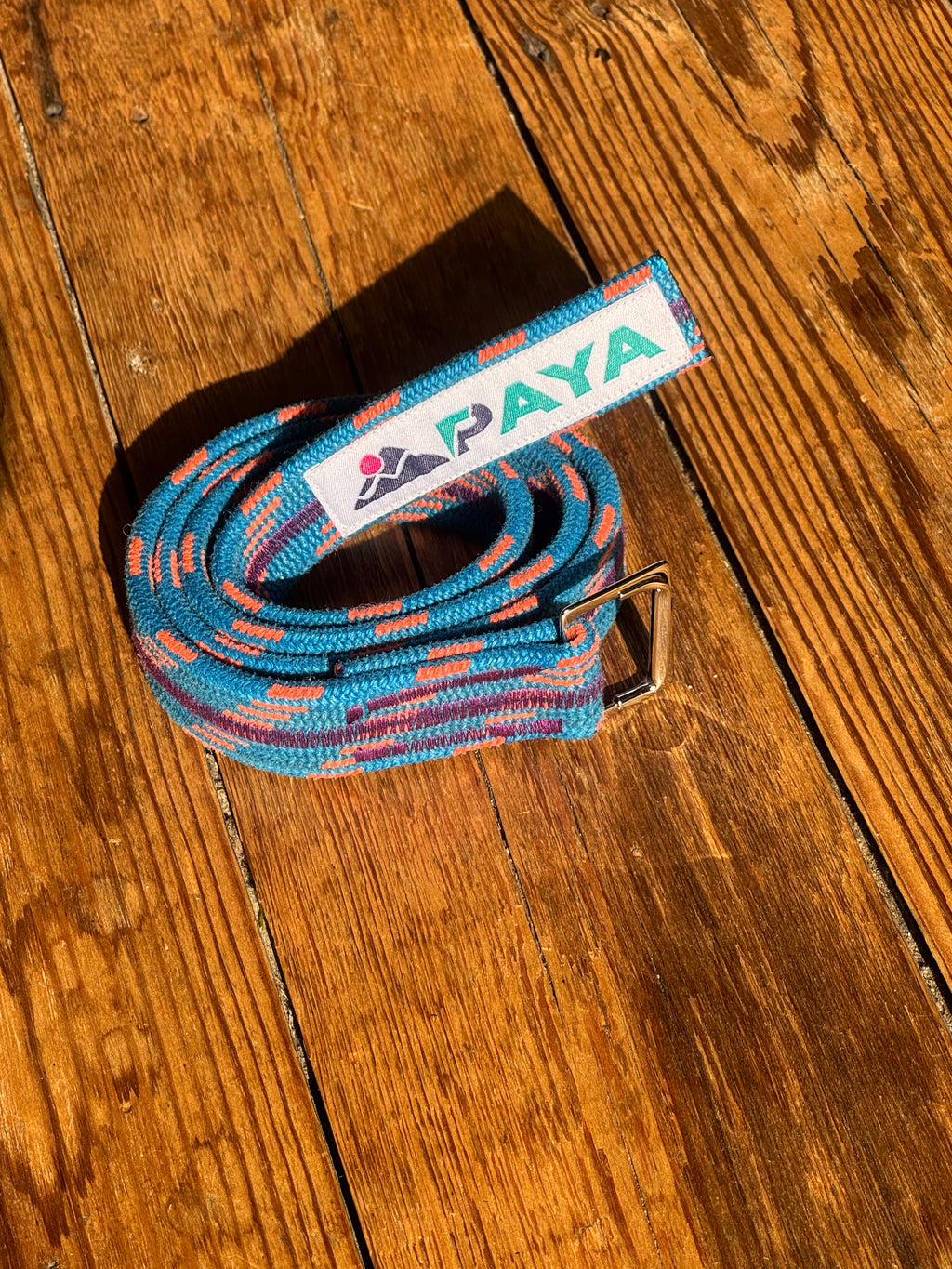 Ceinture PAYA bleu à motifs