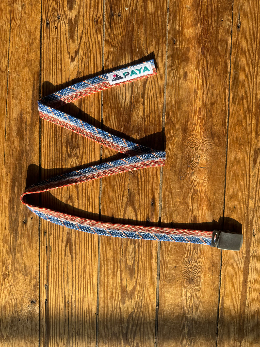 Ceinture PAYA bleu/rouge ancien