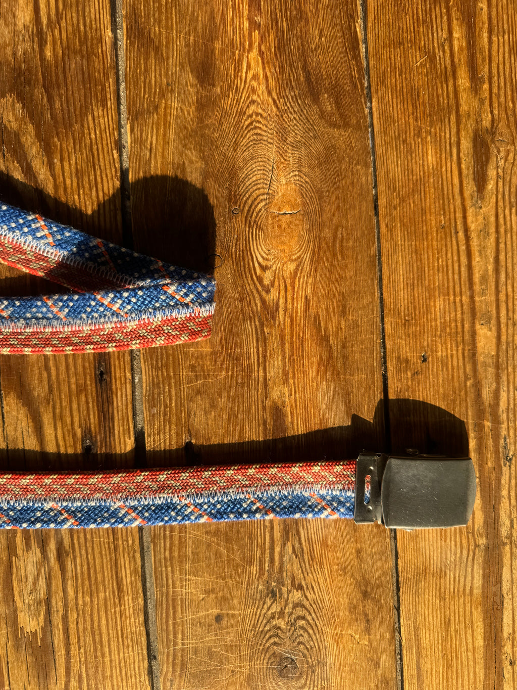 Ceinture PAYA bleu/rouge ancien