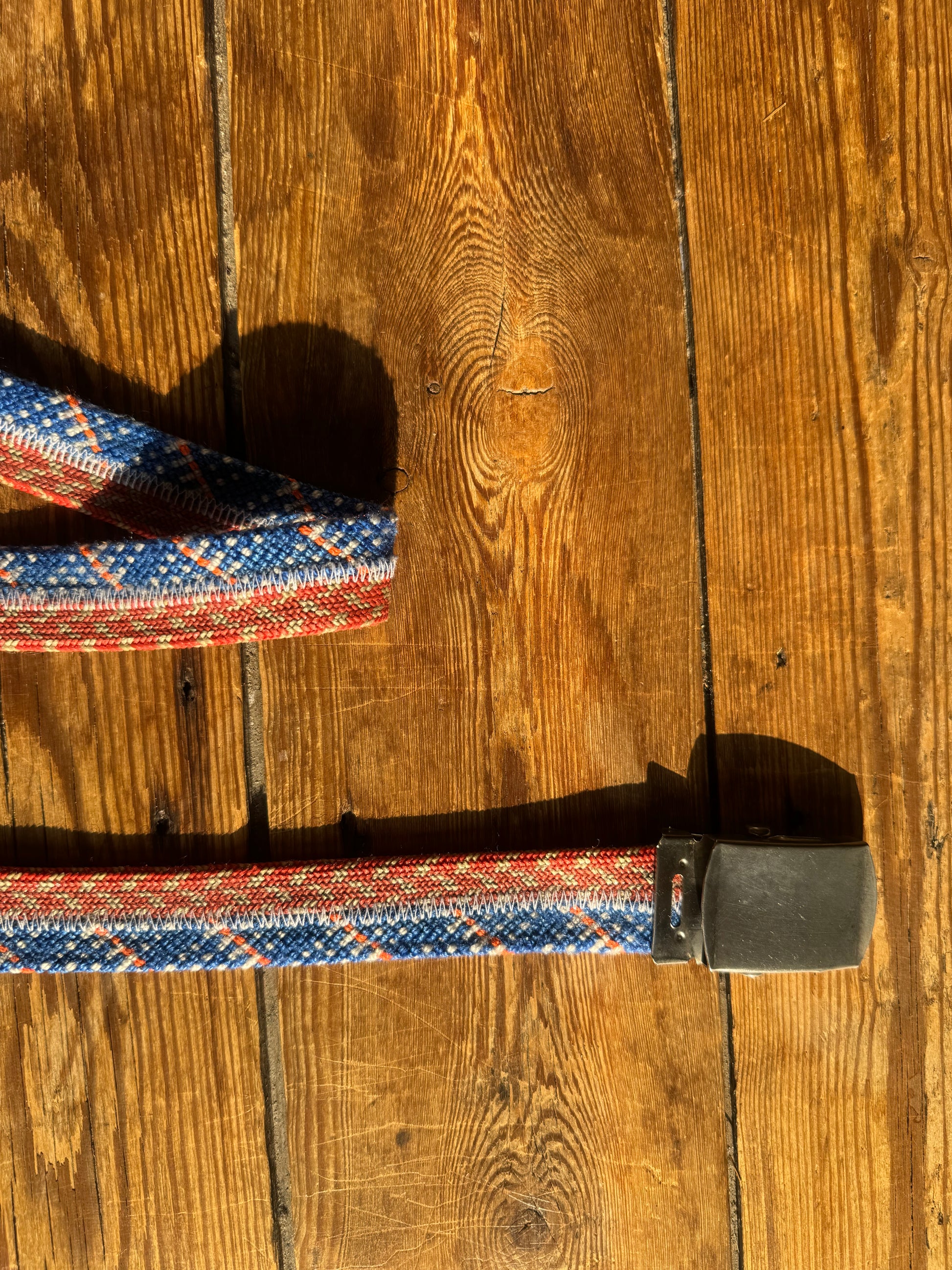 Ceinture PAYA bleu/rouge ancien