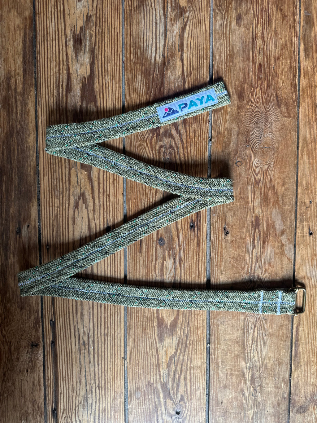 Ceinture PAYA vert à motifs