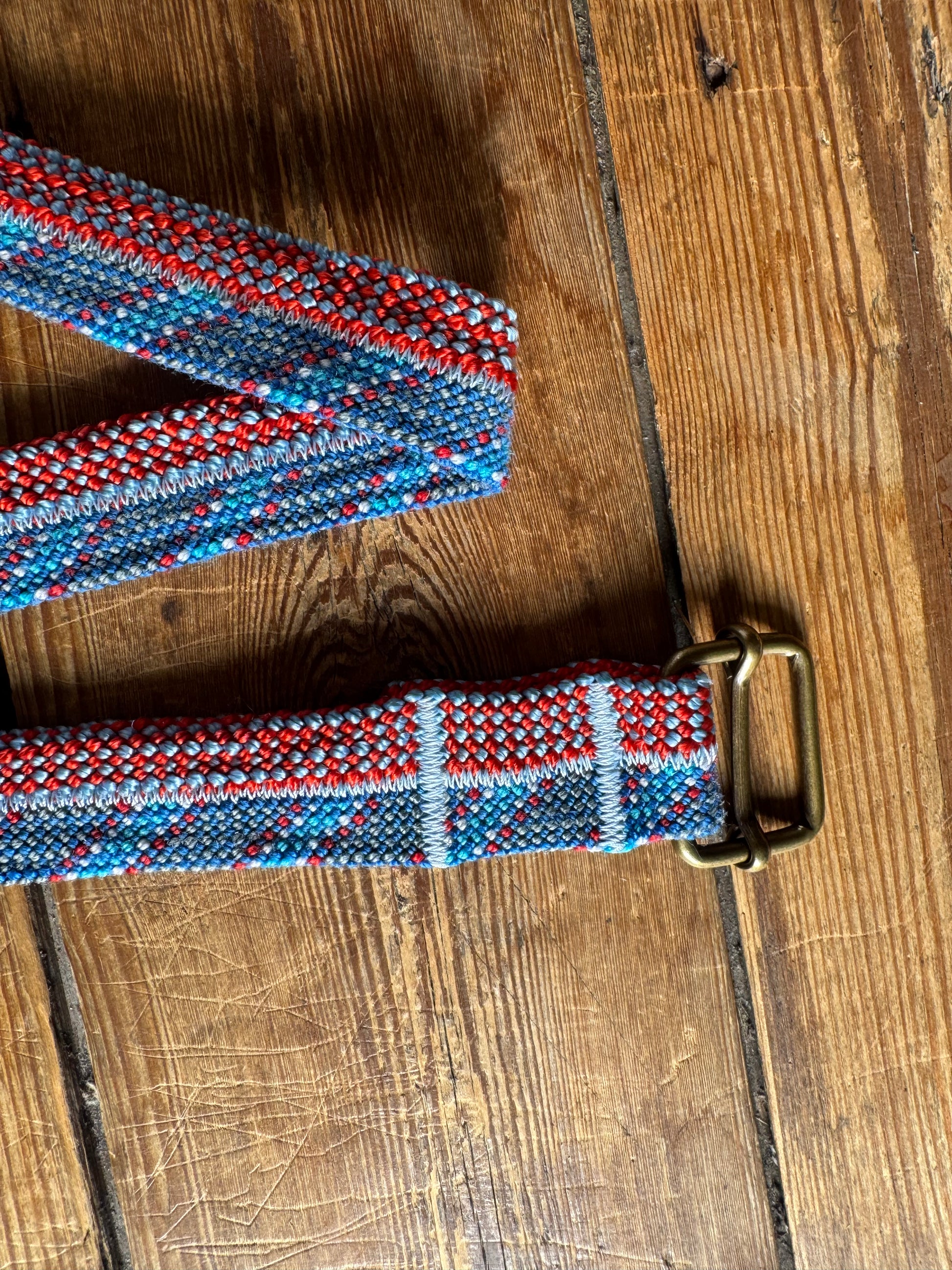 Ceinture PAYA rouge/bleu
