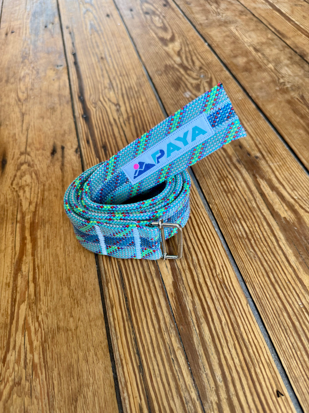 Ceinture PAYA bleu/turquoise (3 cordes)