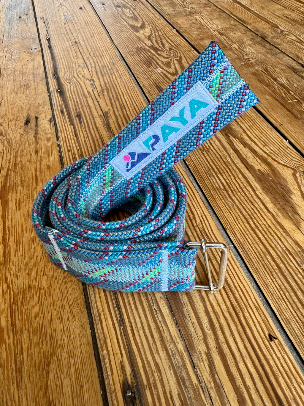 Ceinture PAYA bleu/turquoise (3 cordes)