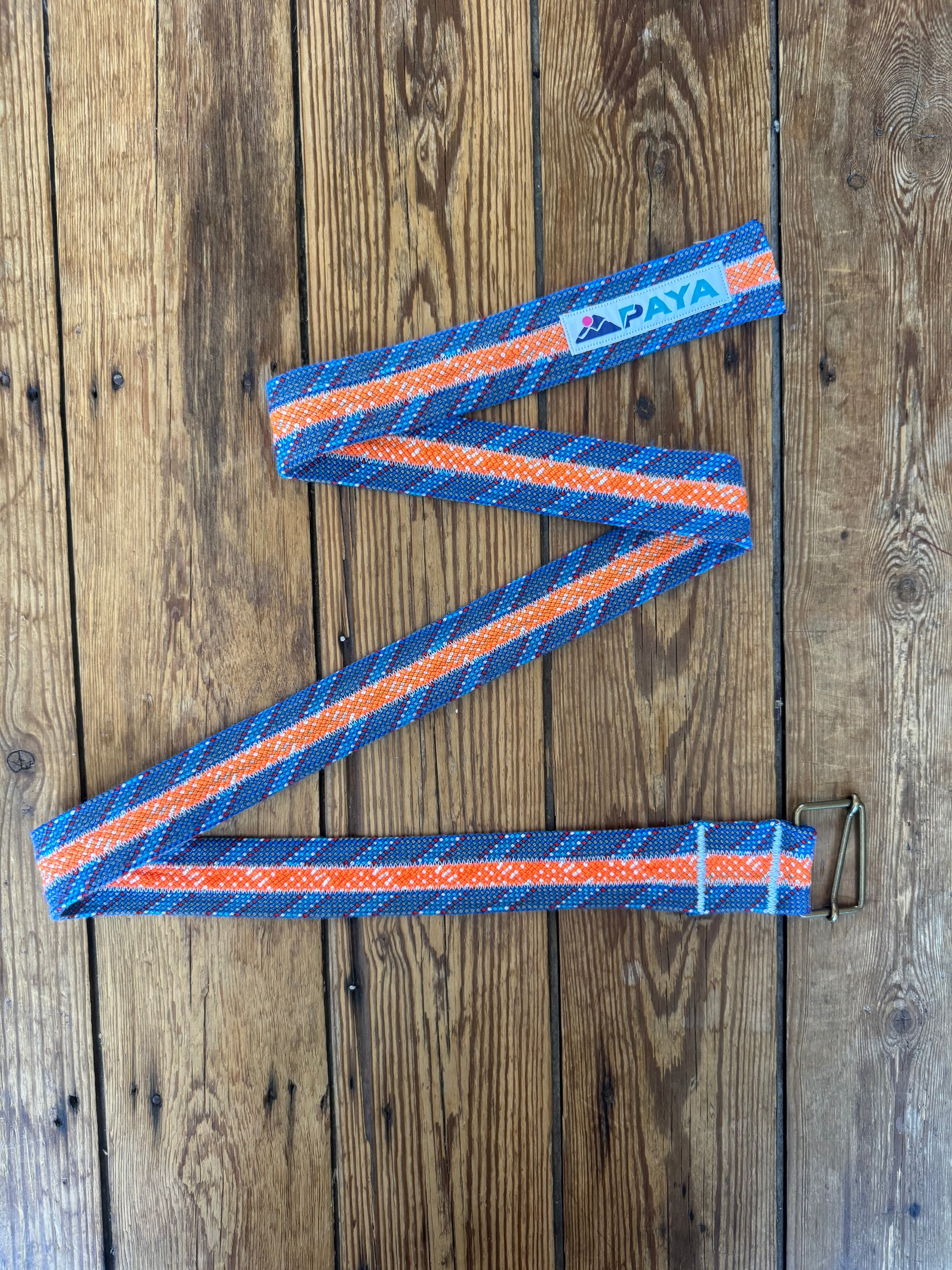 Ceinture PAYA orange/bleu(3 cordes)
