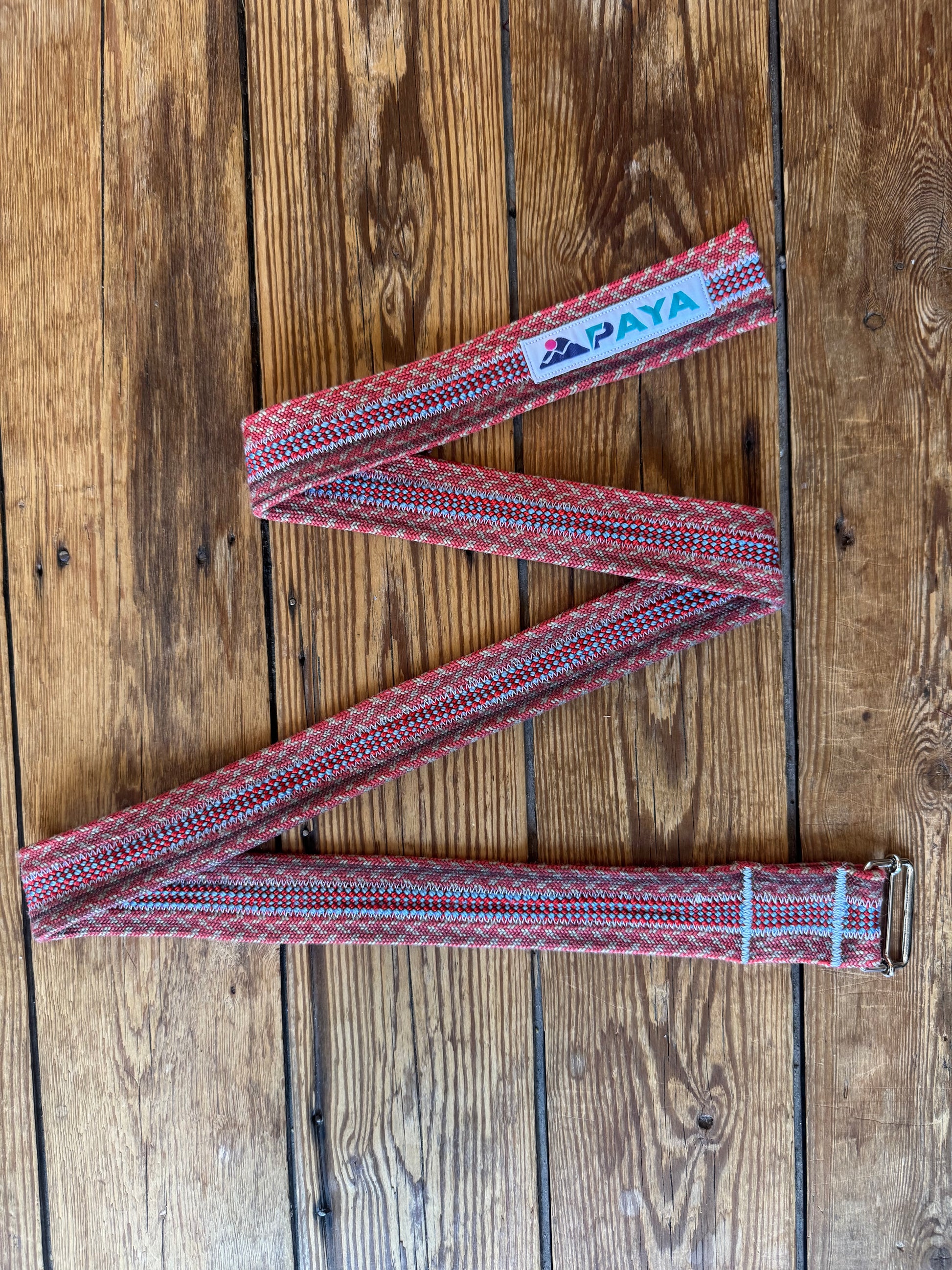 Ceinture PAYA rouge/orange (3 cordes)