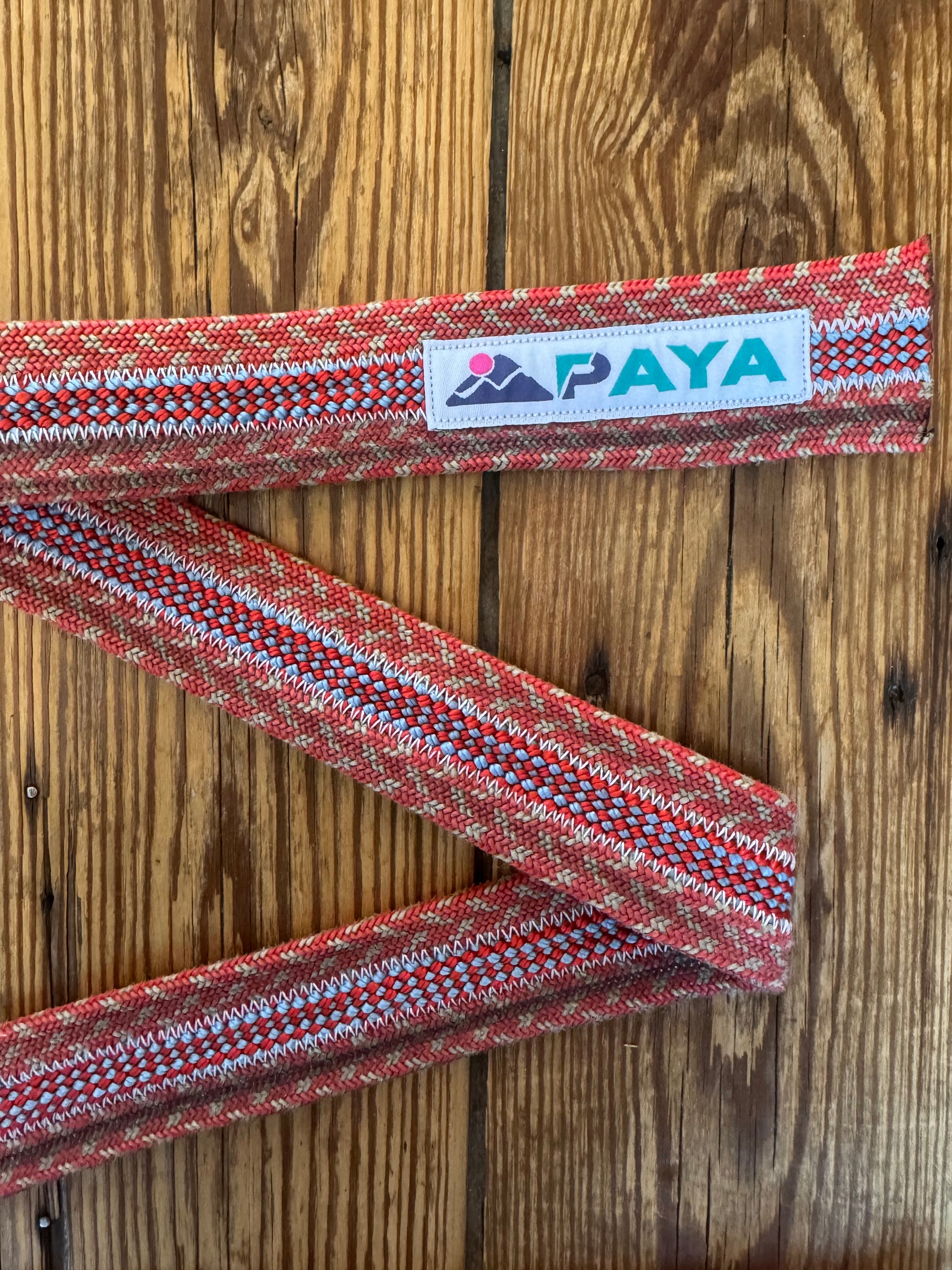 Ceinture PAYA rouge/orange (3 cordes)