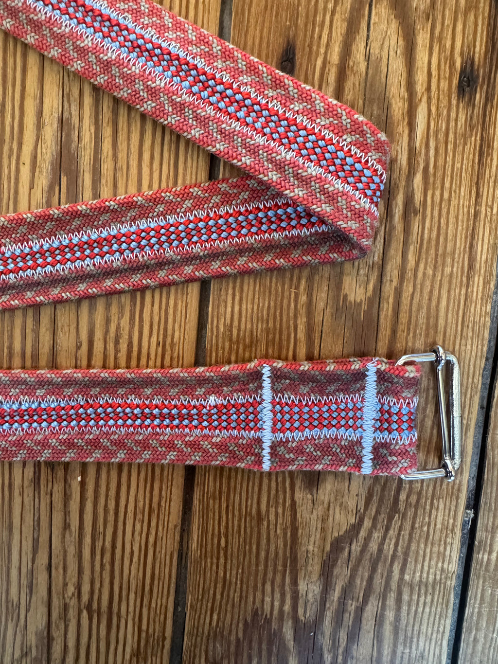 Ceinture PAYA rouge/orange (3 cordes)