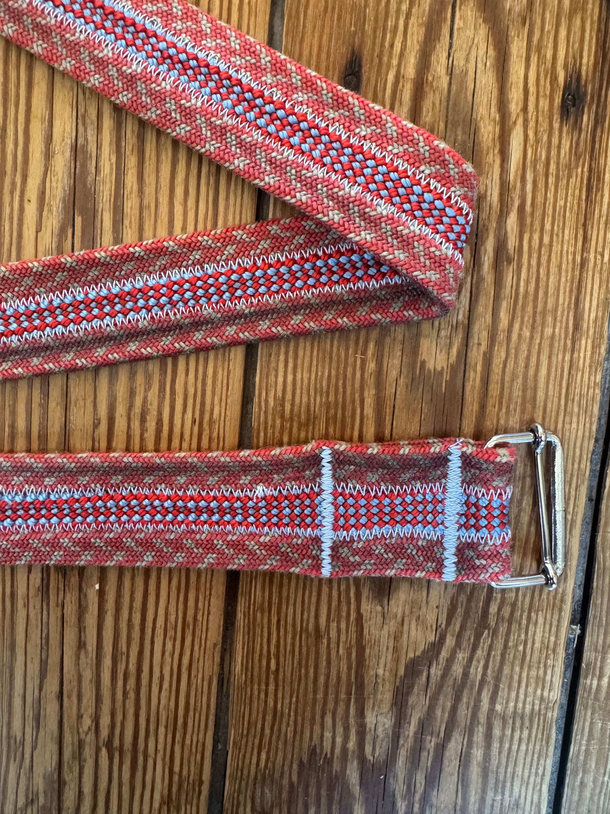 Ceinture PAYA rouge/orange (3 cordes)