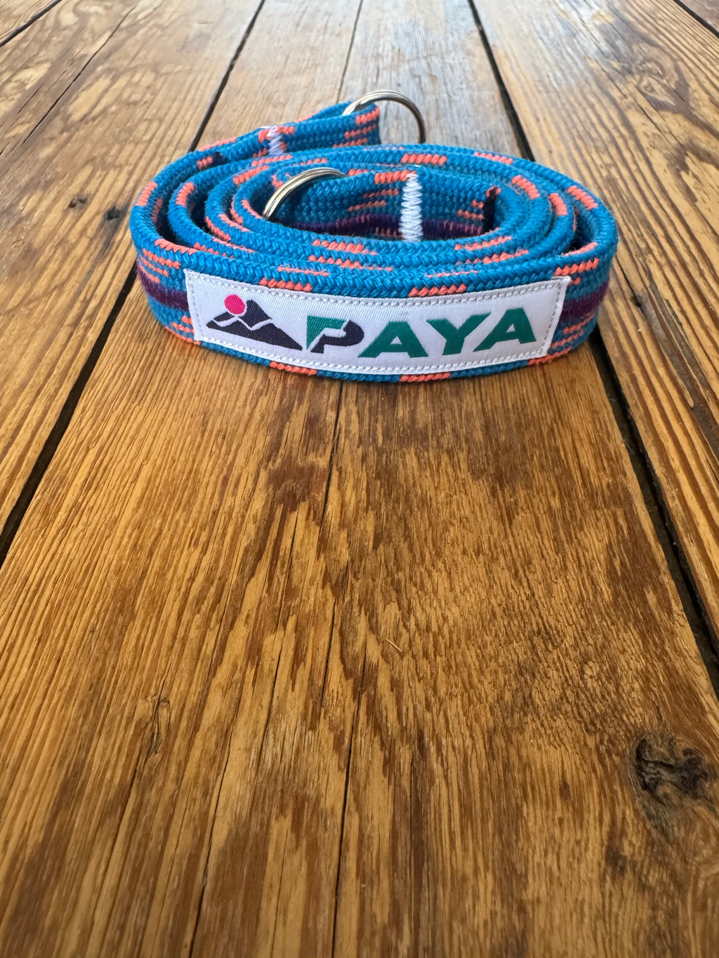 Sangle PAYA bleu avec fil mauve