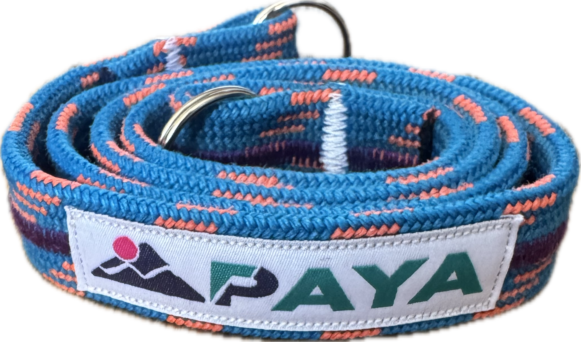 Sangle PAYA bleu avec fil mauve