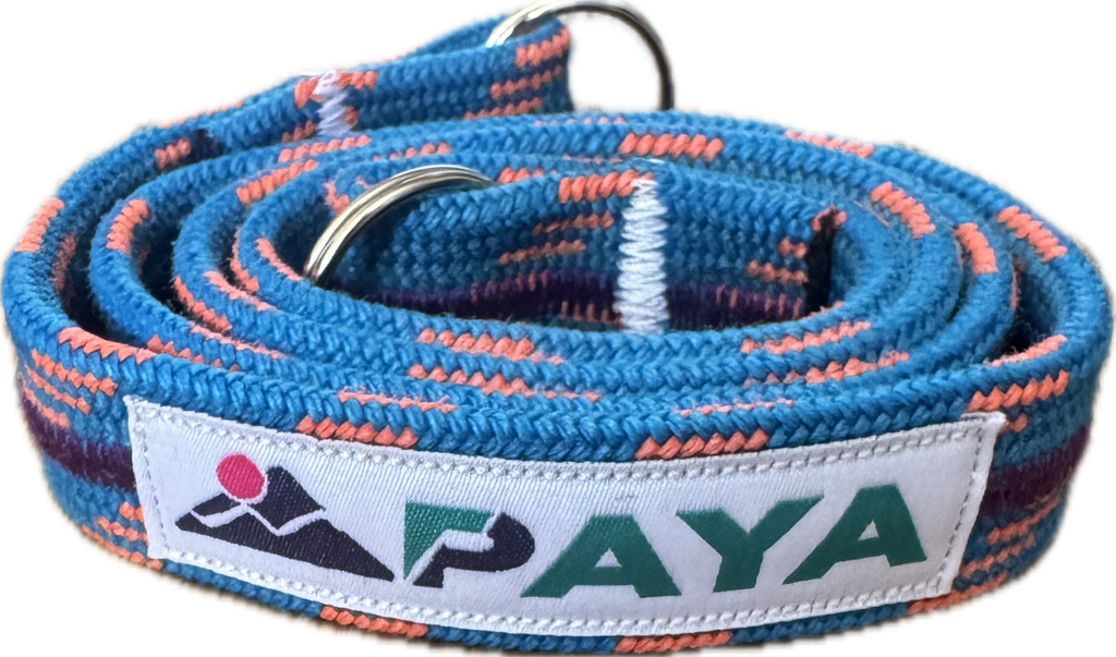 Sangle PAYA bleu avec fil mauve