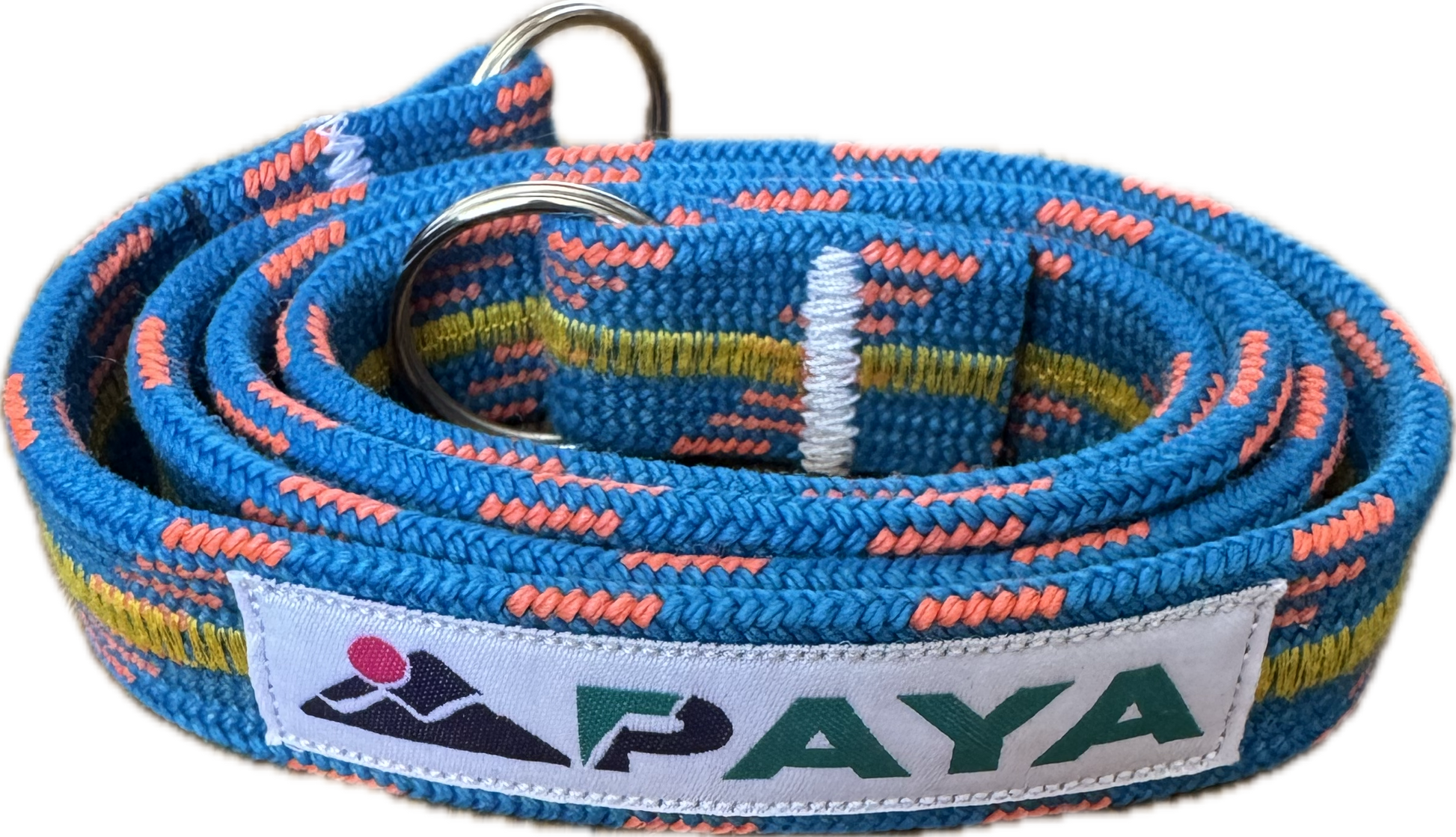 Sangle PAYA bleu avec fil jaune