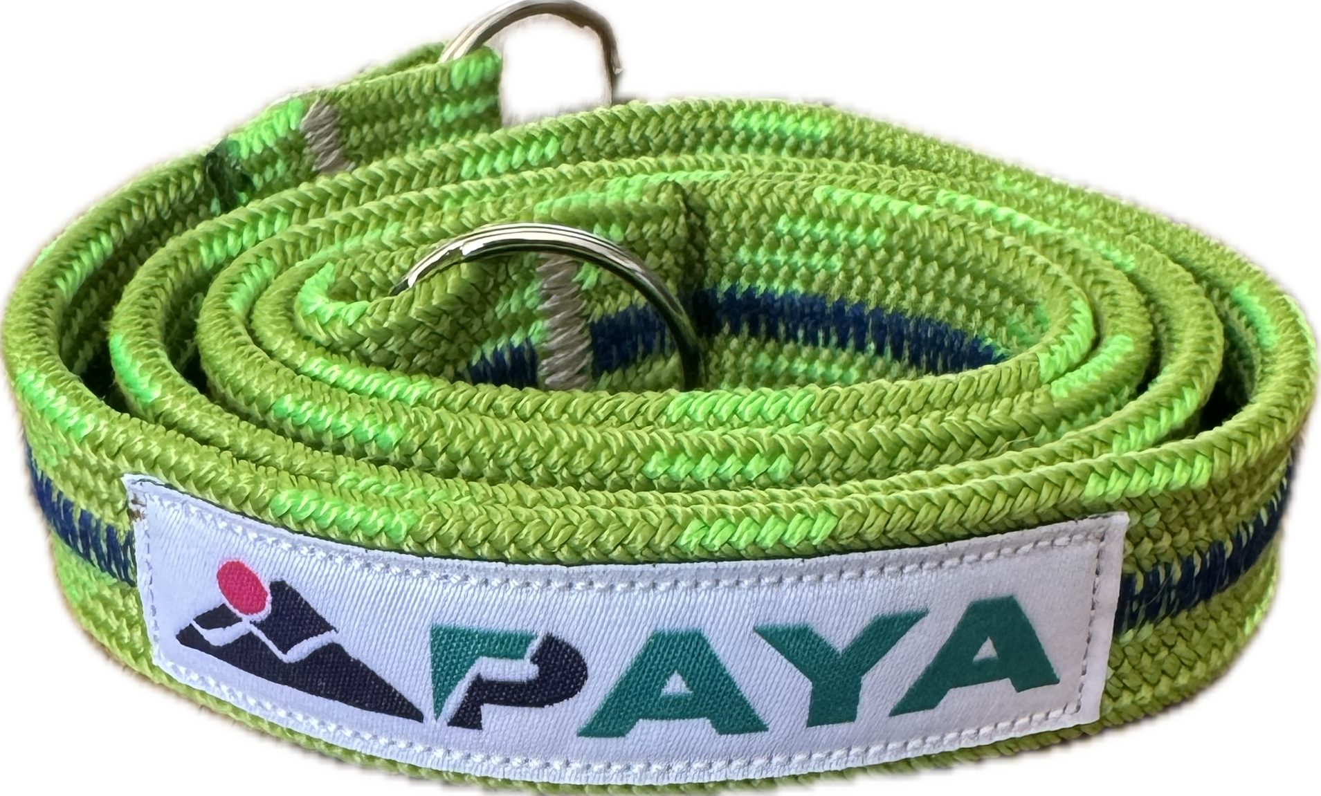 Sangle PAYA verte avec fil bleu