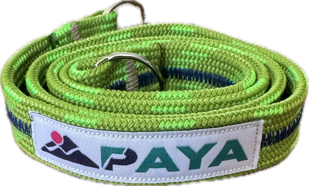 Sangle PAYA verte avec fil bleu